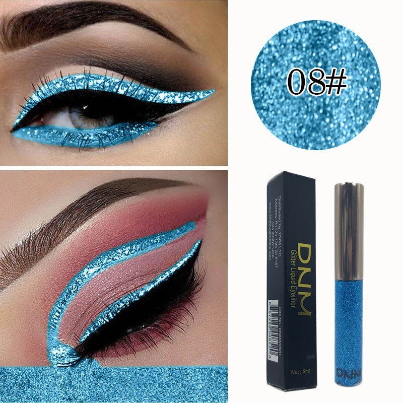 16 Colours Shiny Pearlescent Metallic Eyeliner Eyeshadow Pen Glitter Matte Liquid Eyeliner Waterproof Lasting Maquiagem TSLM1 - Shello's Creative Boutique