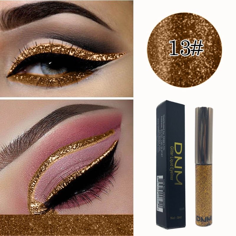 16 Colours Shiny Pearlescent Metallic Eyeliner Eyeshadow Pen Glitter Matte Liquid Eyeliner Waterproof Lasting Maquiagem TSLM1 - Shello's Creative Boutique