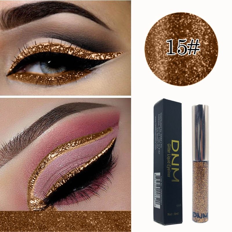 16 Colours Shiny Pearlescent Metallic Eyeliner Eyeshadow Pen Glitter Matte Liquid Eyeliner Waterproof Lasting Maquiagem TSLM1 - Shello's Creative Boutique