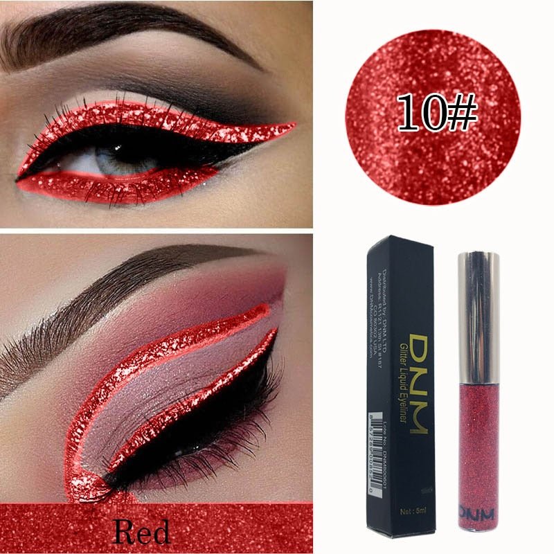 16 Colours Shiny Pearlescent Metallic Eyeliner Eyeshadow Pen Glitter Matte Liquid Eyeliner Waterproof Lasting Maquiagem TSLM1 - Shello's Creative Boutique