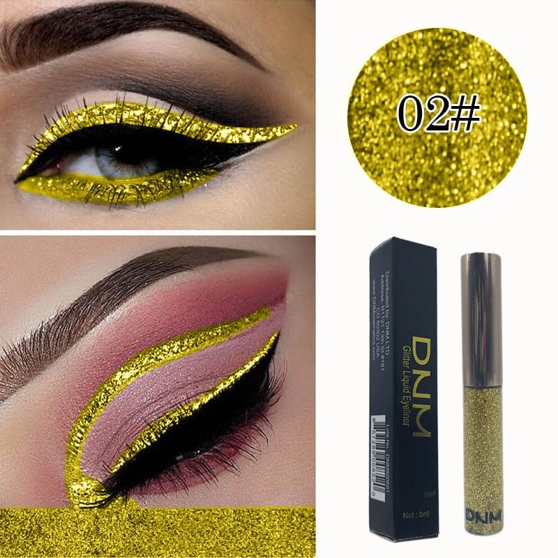 16 Colours Shiny Pearlescent Metallic Eyeliner Eyeshadow Pen Glitter Matte Liquid Eyeliner Waterproof Lasting Maquiagem TSLM1 - Shello's Creative Boutique