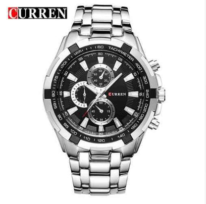 CURREN Men's Waterproof Sports Watch - Durable Quartz Wristwatch for Active Lifestyle - Shello's Creative Boutique