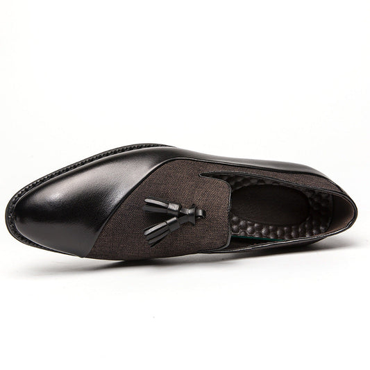 Leather Shoes British Casual Korean Men's Fashion Trend Low-Cut Casual Shello's Creative Boutique