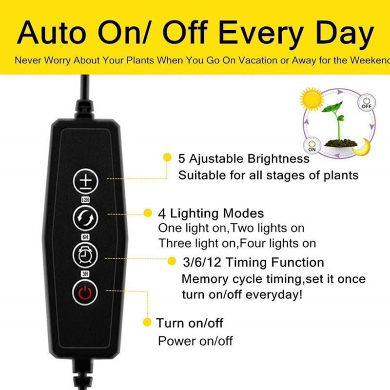 Foldable LED Grow Light - 80 LED Indoor Plant Lamp