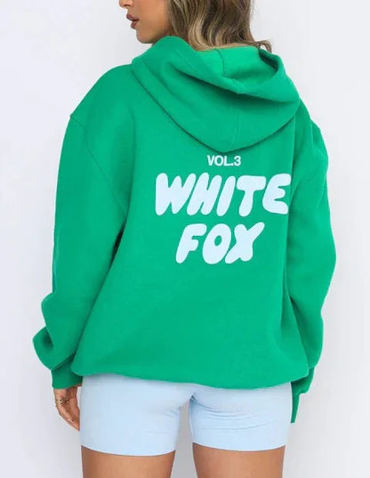 Autumn and winter new hoodie set with fashionable sports logo, long sleeved pullover hoodie two-piece set - Shello's Creative Boutique