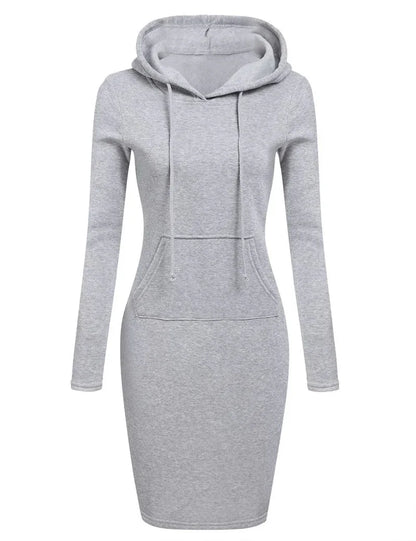 Autumn Winter Patchwork Hoodies – Long Sweatshirts for Women - Shello's Creative Boutique