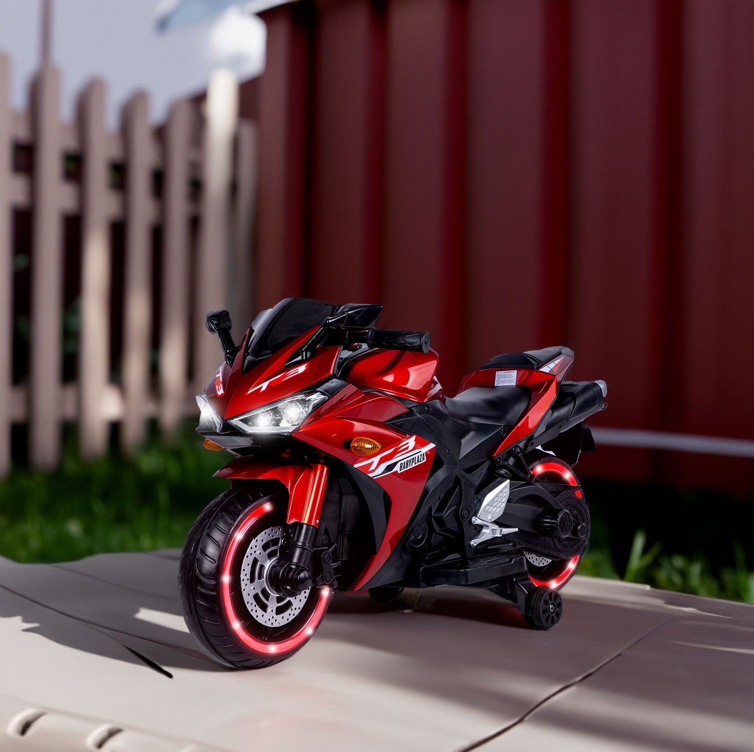 kids motorcycle 12V motorcycle for kids 3 4 5 6 years Boys Girls 12v7ah kids motorcycle ride on toy with Training Wheels eprolo