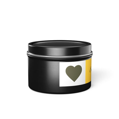 Tin Candle – Coconut Soy Wax Travel Candle with 5 Captivating Scents