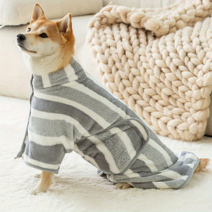 Large Pet Bath Towel - Water-Absorbent Quick-Drying Dog Bathrobe