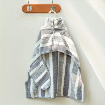 Large Pet Bath Towel - Water-Absorbent Quick-Drying Dog Bathrobe