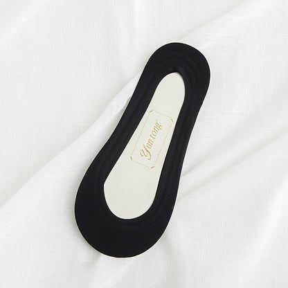 Ice Silk Invisible Boat Socks – Ultra-Thin, Non-Slip Comfort for Women