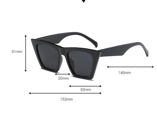 Australia Style Vintage Cat Eye Sunglasses Women 2018 Luxury Brand 90s Fashion Cateye Sun Glasses Female Lady Shades