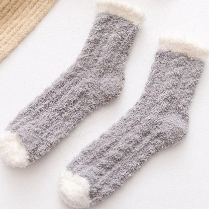 Ultra-Soft Coral Plush Children's Socks - Cozy Winter Floor Socks - Shello's Creative Boutique