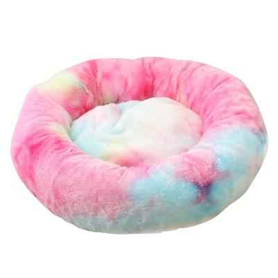 Donut Dog Bed - Soft Washable Pet Cushion for Dogs & Cats