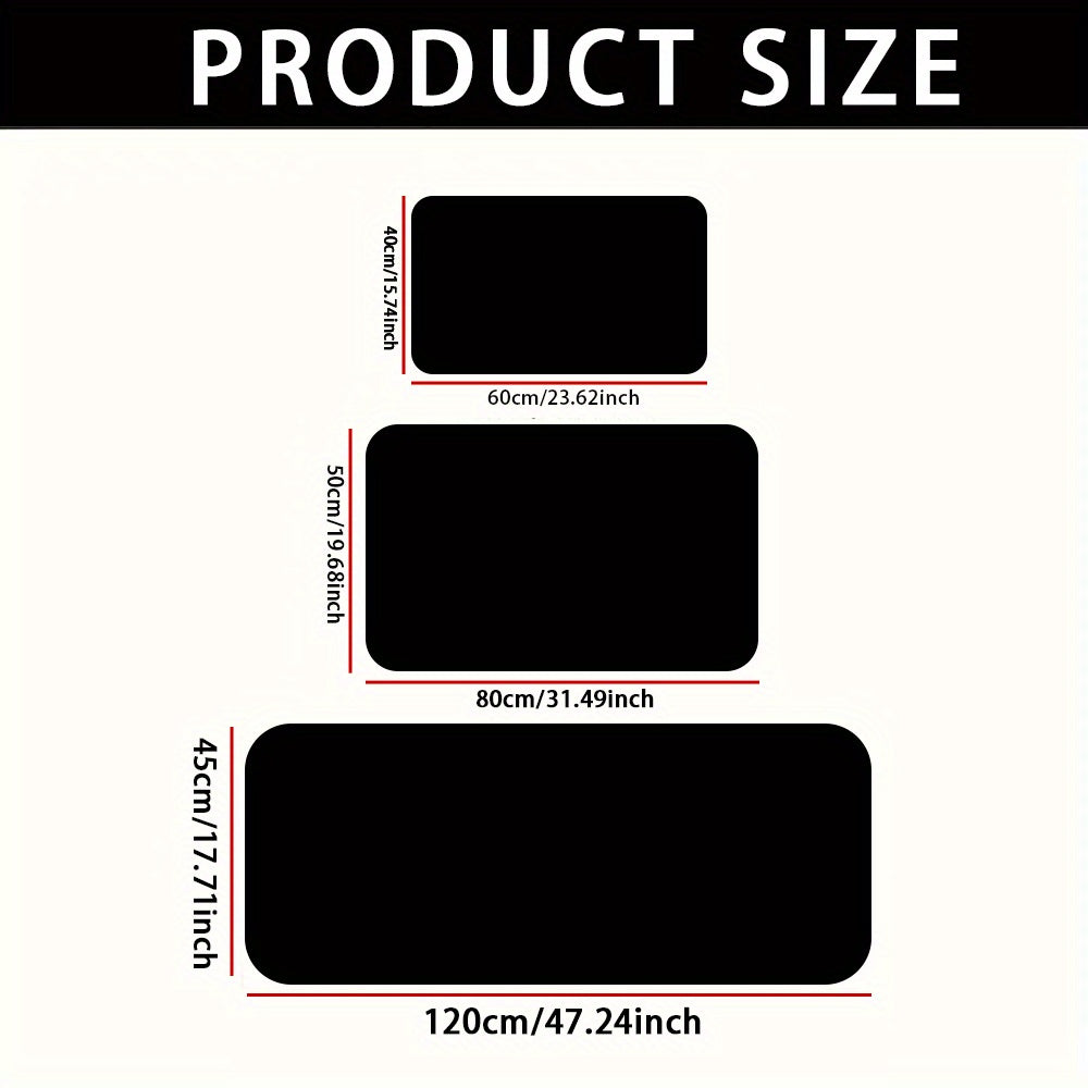 2/3 Piece Wooden Board Kitchen Rug Set - Anti-Fatigue Non-Slip Absorbent Flannel Floor Mat - Shello's Creative Boutique