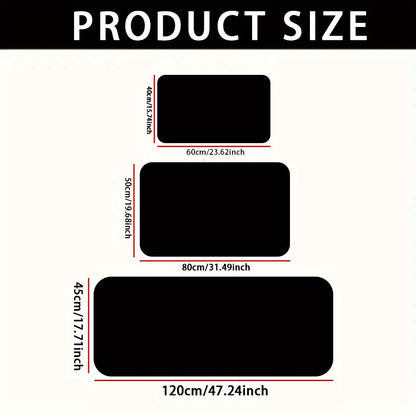 2/3 Piece Wooden Board Kitchen Rug Set - Anti-Fatigue Non-Slip Absorbent Flannel Floor Mat - Shello's Creative Boutique