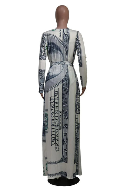 Joskaa Money Print Beach Wear Swimming Suit for Women Summer Two Piece Set - Shello's Creative Boutique