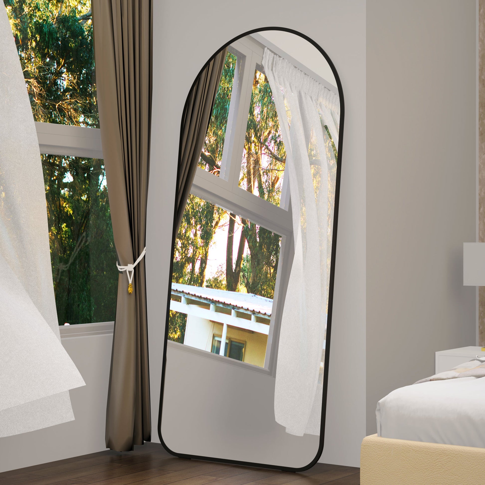 71"×32" Big Full Body Mirror for Bedroom Oversized Floor Mirror Large Standing Mirror Living Room Dressing Mirror Leaning Agains eprolo