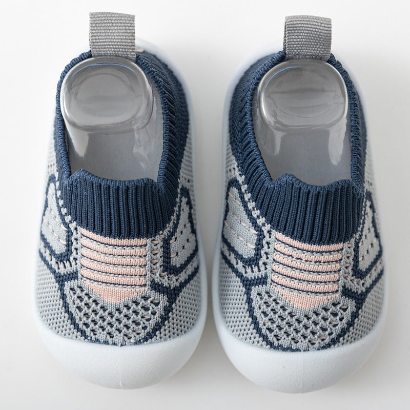 Soft sole anti-slip mesh sandals for 1~3 year old baby floor shoes eprolo