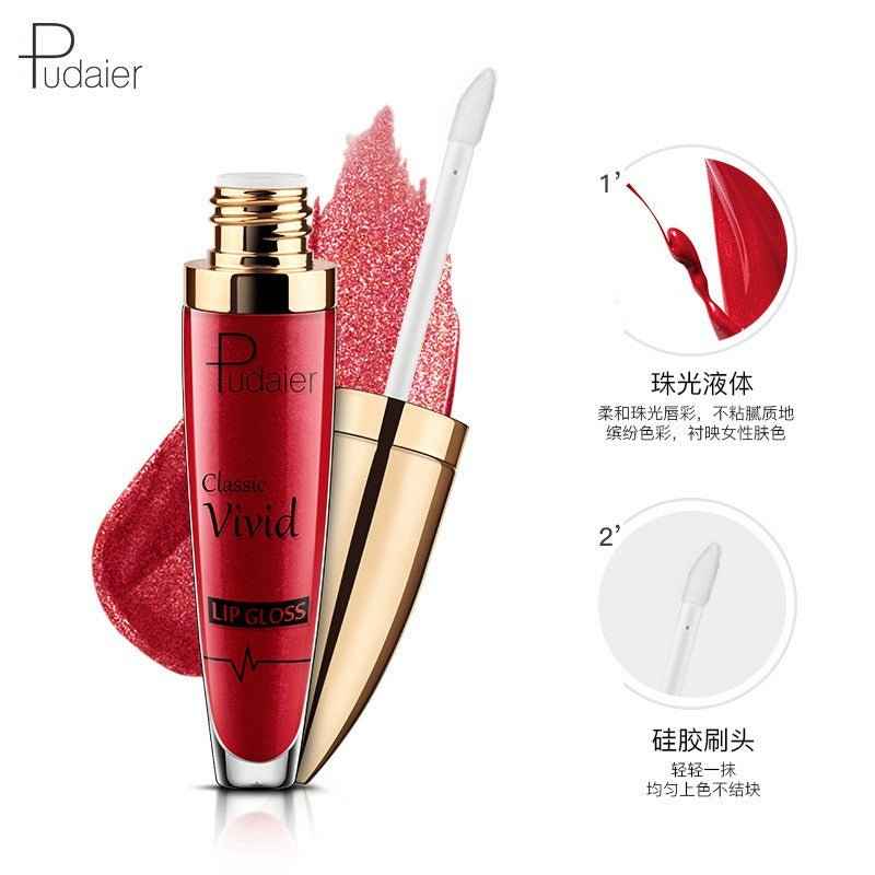 Women 18 Colours Shiny Lip Gloss Long Lasting Matte Glitter Liquid Lipstick Lip Makeup