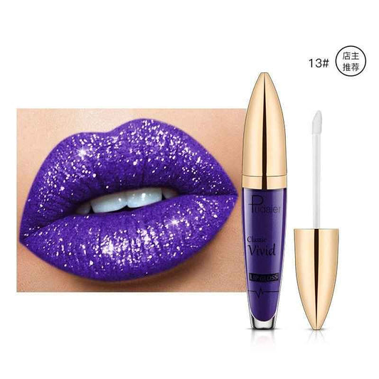 Women 18 Colours Shiny Lip Gloss Long Lasting Matte Glitter Liquid Lipstick Lip Makeup