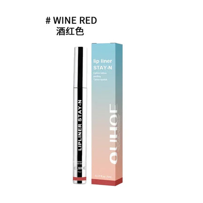 Peel Off Lip Liner Waterproof Long Lasting Liquid Lip Stick Non- Stick Liner Moisturizing Tear Off Lipliner Stain Care - Shello's Creative Boutique