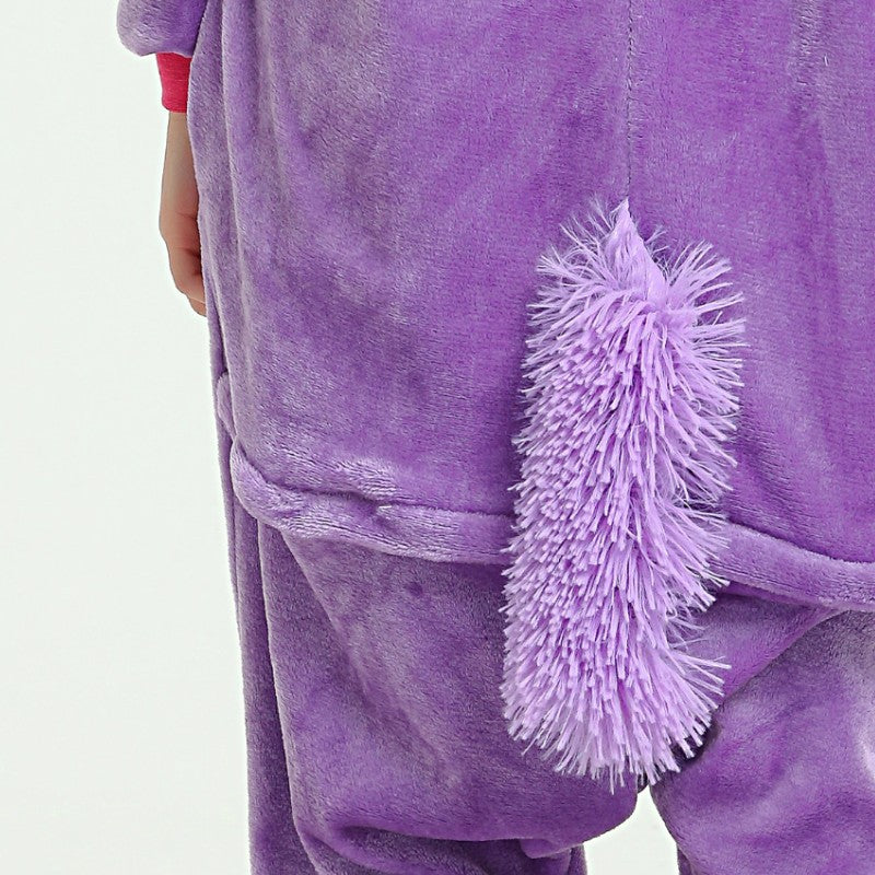 Flannel Cartoon Animal Onesie Pajamas - Cozy One-Piece for Adults & Teens