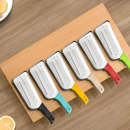 Stainless Steel Peeler, Double-Edged Planer, Multifunctional Cabbage Planer, Shredder, Rubber Handle, Slicer, Shredder eprolo