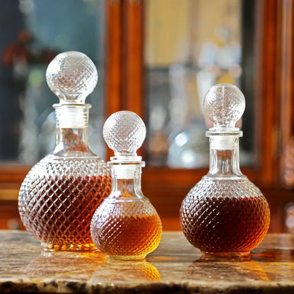 250ml 500ml 1000ml Glass Crystal Red Wine Decanter Wine Bottle Decanter - Shello's Creative Boutique