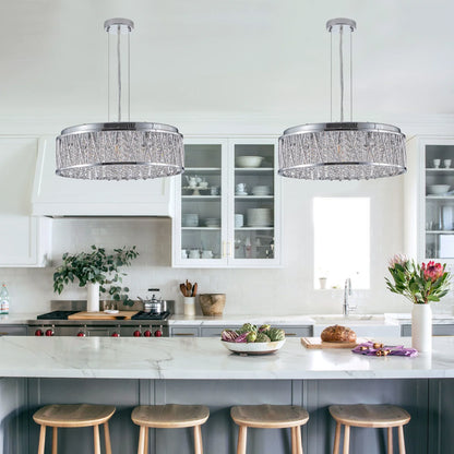 Modern Crystal Chandelier – A Stunning Statement of Elegance - Shello's Creative Boutique