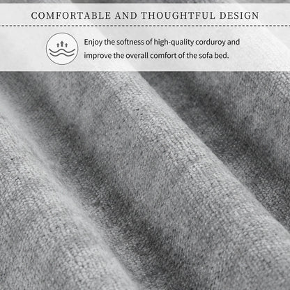 U_STYLE Convertible Soft Cushion Sofa Pull Bed – Stylish & Functional Comfort for Any Space - Shello's Creative Boutique