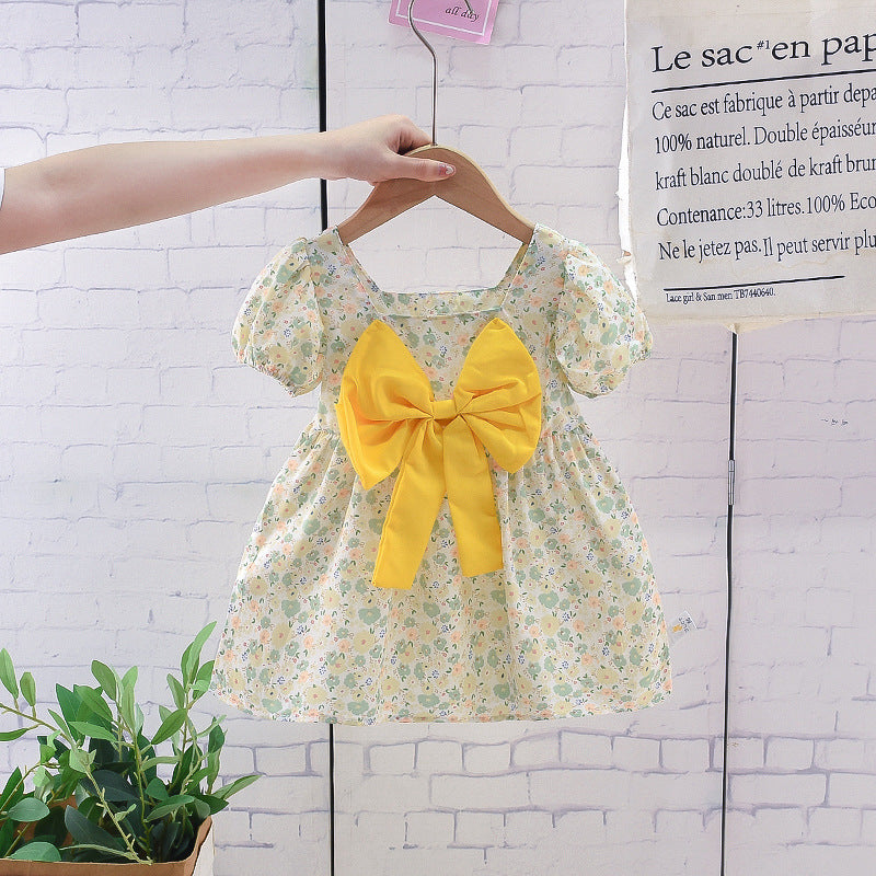 Princess Skirt Girls Summer Dress Children's Summer Thin Section Baby Foreign Style 1 Year Old Dress Girl Baby Shello Creative Boutique