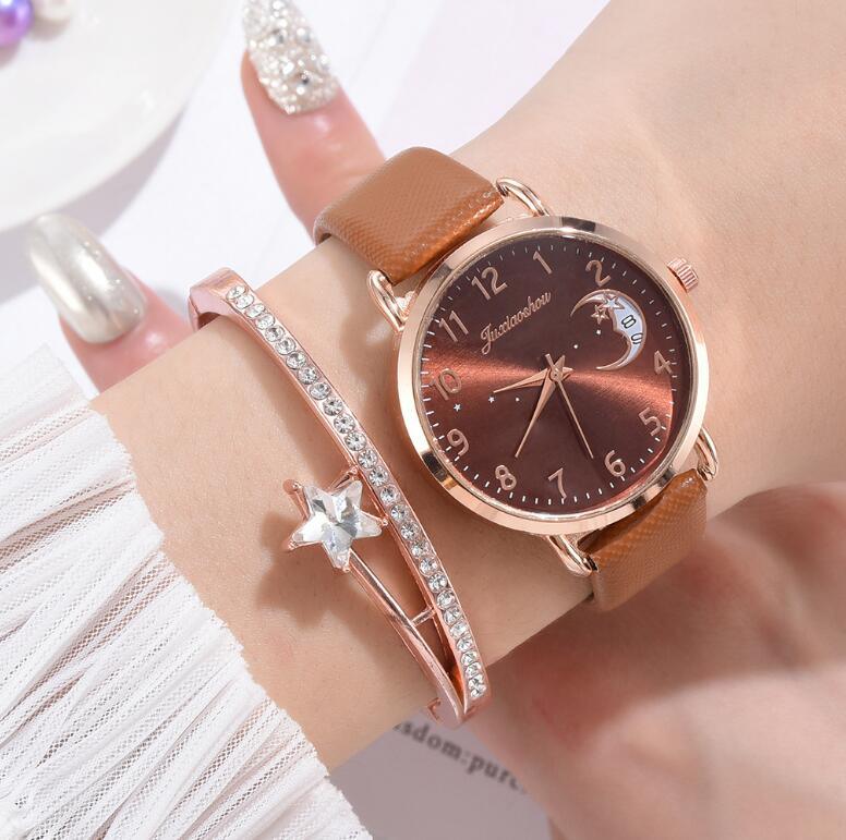 Women Watches Luxury Leather Band Watch Dress Clock Lady Wrist Watch - Shello's Creative Boutique