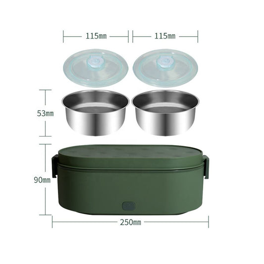 Power Bank USB Self Heat Lunch Box Electric Food Warmer Heated Lunch Box Electric USB For Office Outdoor eprolo