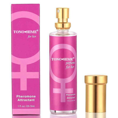 Pheromone Perfume with Gold Shimmer - Unisex Attraction Fragrance for Men & Women - Shello's Creative Boutique
