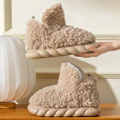High Top Bag & Cotton Slippers – Cozy, Stylish, & Warm for Couples - Shello's Creative Boutique