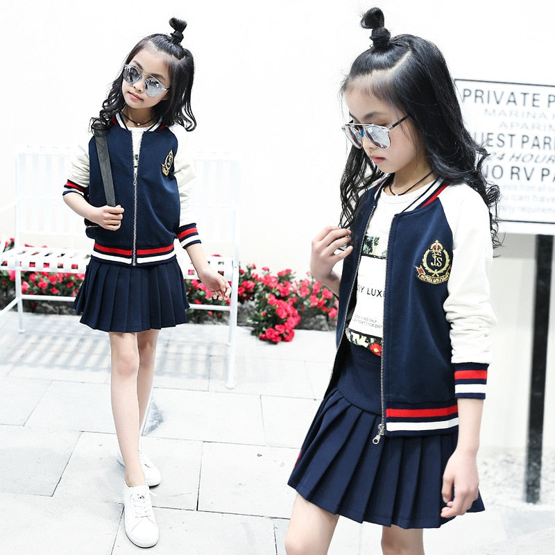 Girls Clothes Teen Summer Suit Girls Casual Shildren's Clothes Girls Shirt + Pants 2 Pieces Teen Girls Clothing eprolo