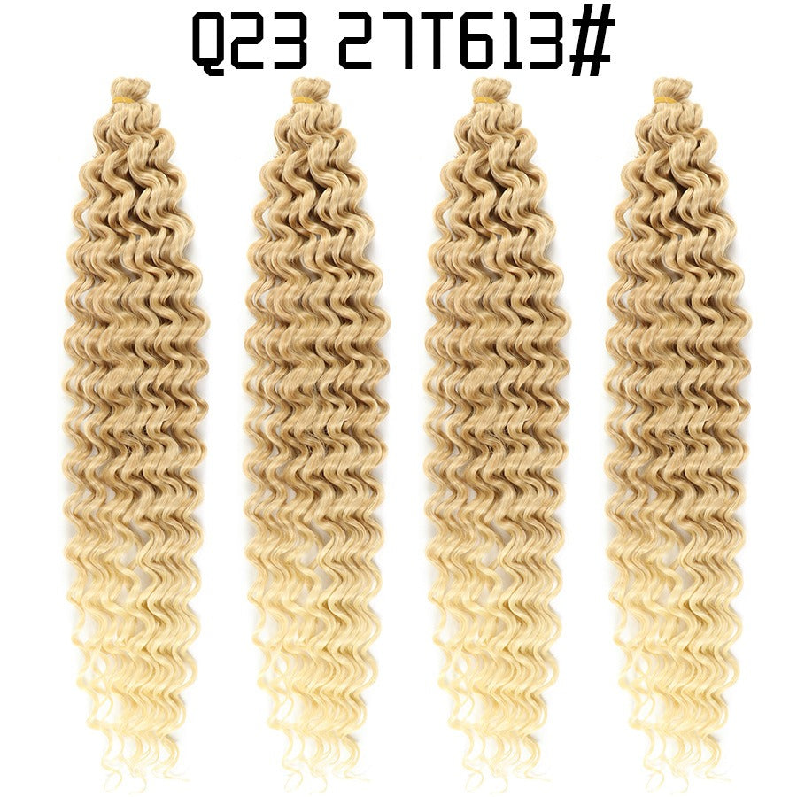 African crochet hair wig Deep Wave hair Latin American curly braided hair fluffy Shello Creative Boutique