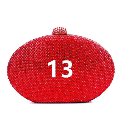 Crystal bag can be used for crossbody carrying, suitable for party and wedding gift bags - Shello's Creative Boutique