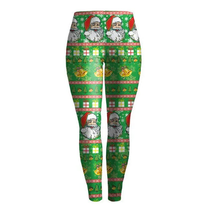 Women Christmas Leggings - Shello's Creative Boutique