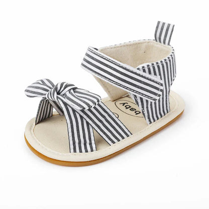 Baby Girl Sandals - Breathable Indoor Shoes for Infants & Toddlers 0-12 Months | Non-Slip Sole - Shello's Creative Boutique