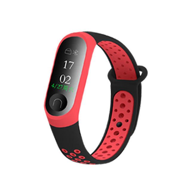Newest Millet Silica Bracelet 3 4 Wristband Smart Sports Bracelet Replacement For Xiaomi Mi band 3 4 Wristband Fitness Watch eprolo
