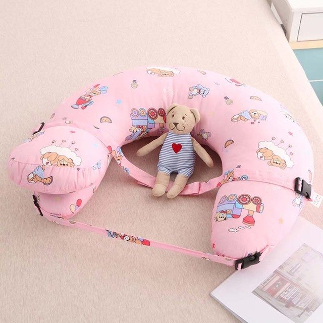 Breastfeeding Pillow Multifunctional Nursing Pillow Newborn Baby Feeding U-shaped Pillow Pregnant Woman Waist Comfort Cushion eprolo