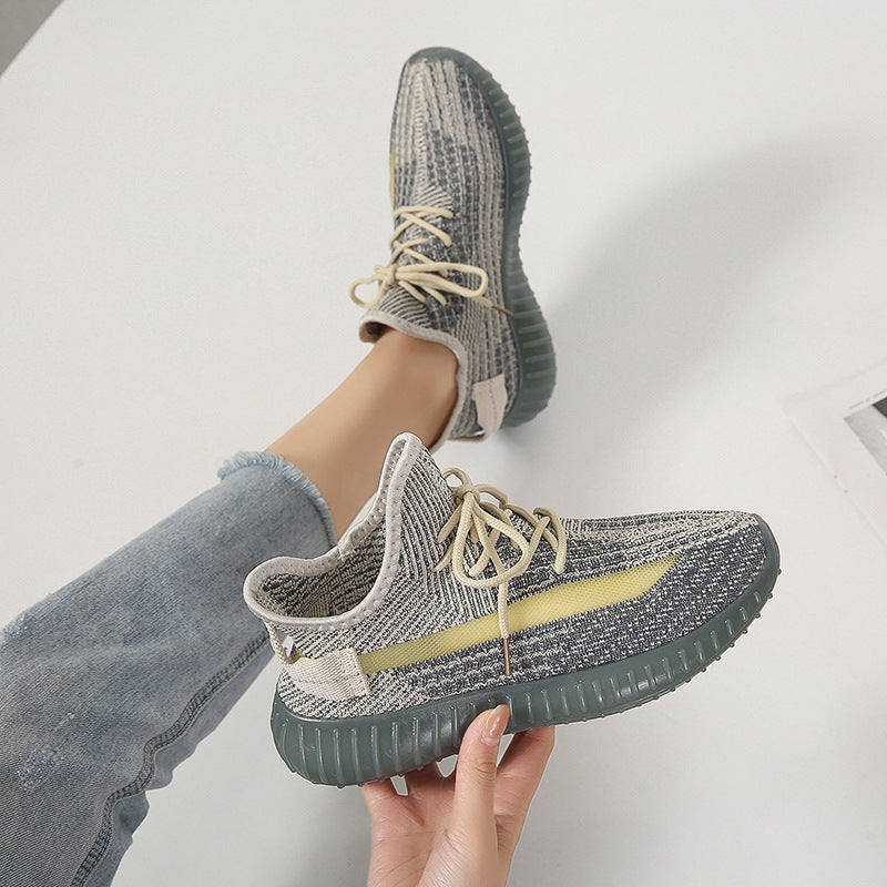 Coconut shoes for both men and women, summer breathable fly woven shoe covers, casual sports shoes, couple's mesh shoes eprolo