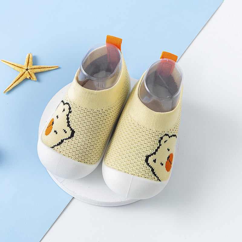 Baby Toddler Shoes Baby Shoes Children's Non-Slip Soft Bottom Breathable Anti-Kick Shoes And Socks For Men And Women 1-3 Years Old Cartoon Mesh eprolo