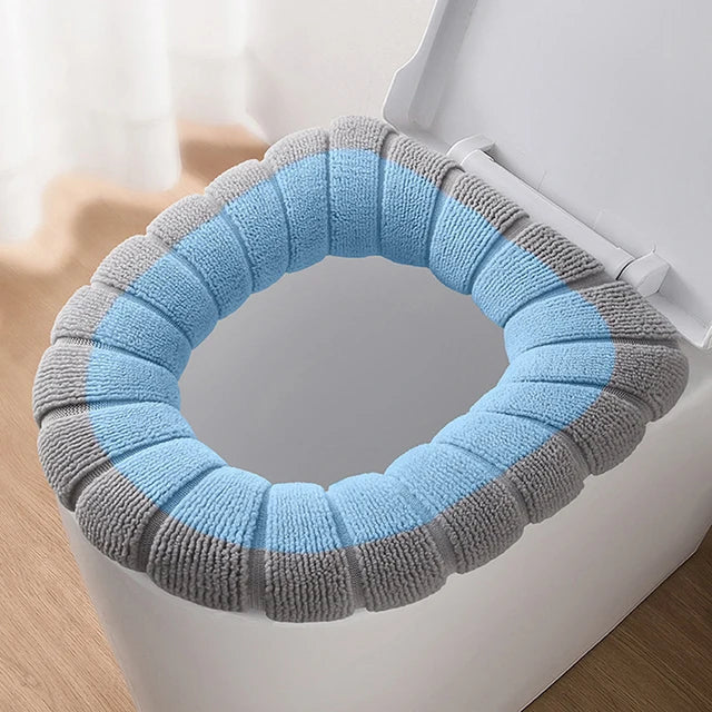 1Pcs Bathroom Toilet Seat Cover Soft Warmer Washable Mat Cover Pad Cushion Seat eprolo
