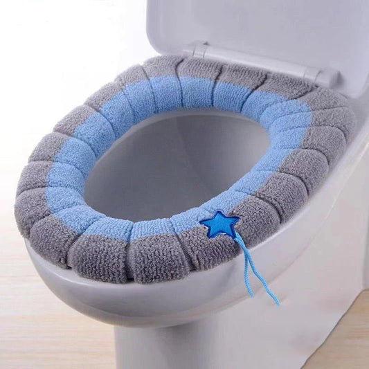 1Pcs Bathroom Toilet Seat Cover Soft Warmer Washable Mat Cover Pad Cushion Seat eprolo