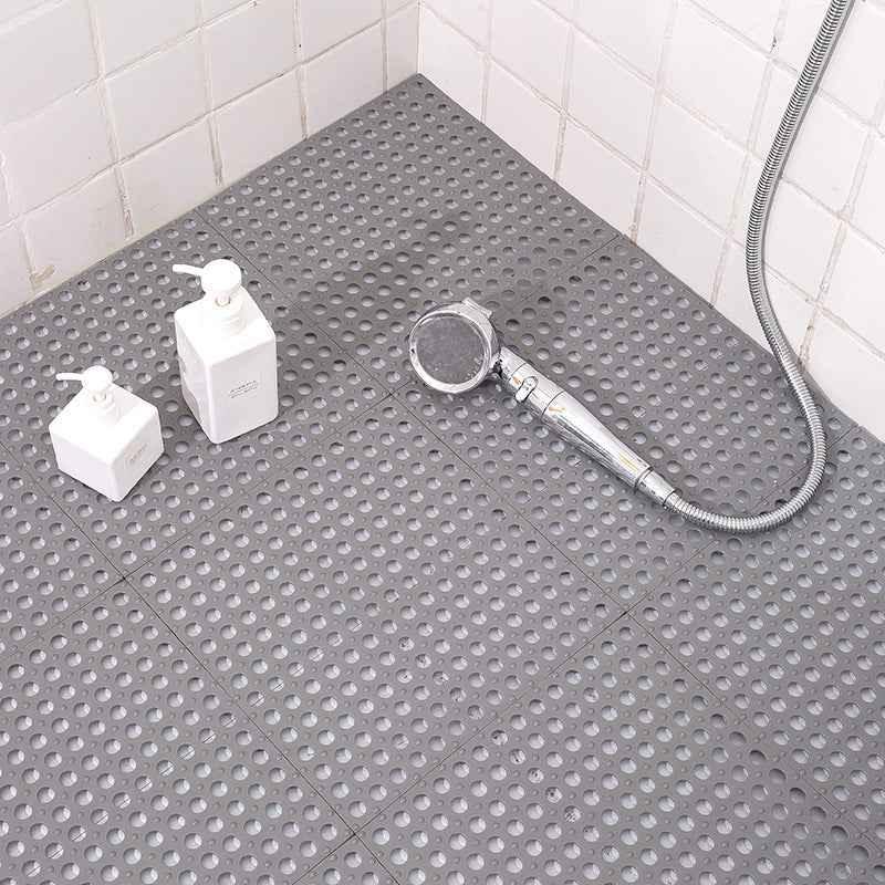 Modular Interlocking Bath Mat - Non-Slip Waterproof TPR Floor Tiles 30x30cm - Shello's Creative Boutique
