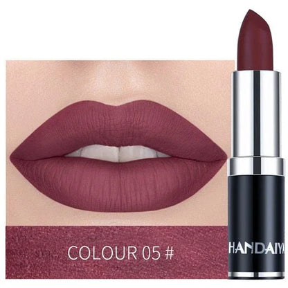 1PC Colour Matte Lipstick Waterproof Long Lasting No Fade Away - Shello's Creative Boutique