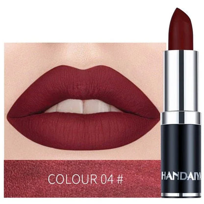 1PC Colour Matte Lipstick Waterproof Long Lasting No Fade Away - Shello's Creative Boutique